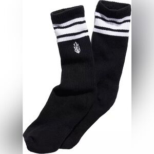 NWT FP Movement Logo Stripe Tube Socks | Black